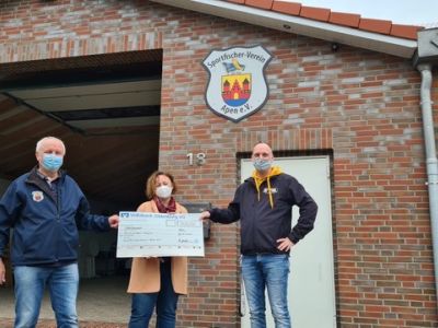 Scheckübergabe 01.11.2020