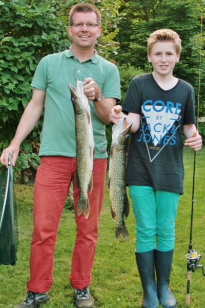 Jonas und Stefan Töpfel, Hechte