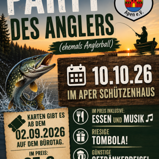 Party des Anglers – jetzt Tickets sichern!