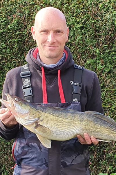 Michael Diedrich mit Zander