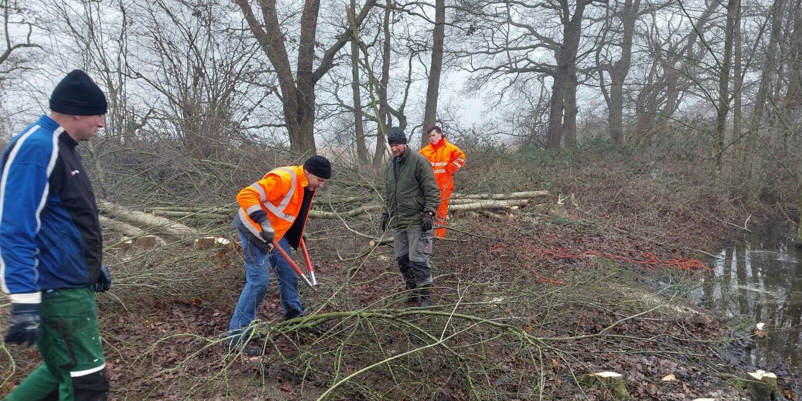 Letzter Arbeitsdienst am 1. Februar am Untersten Weg